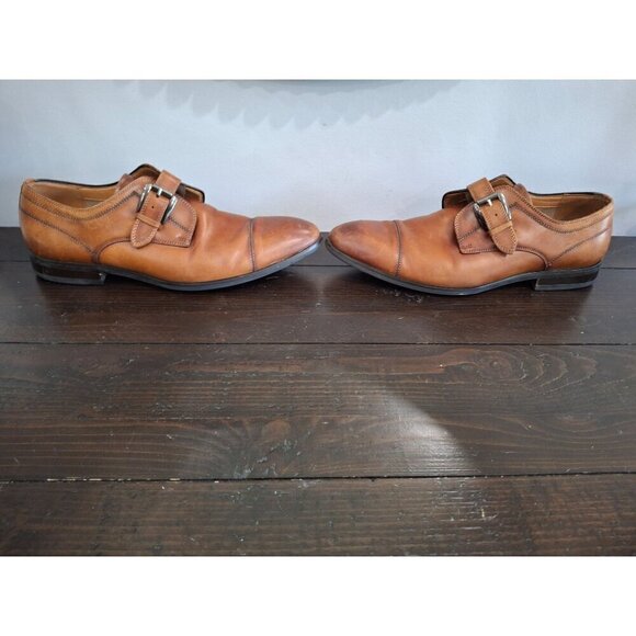 EUC Steve Madden Brown Covet Leather Oxford with Buckle/ Sx. 9